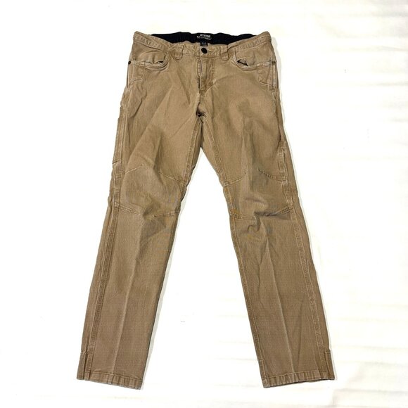 Off The Grid OTG Trailblazer Pants Khaki Canvas Outddor Work Wear Mens 33x32 - Picture 1 of 12
